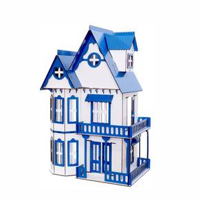Kit Casinha Bonecas Polly Mirian Lazuli 29 Moveis Lb Darama