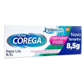 Kit Com 02 - Corega Fixador De Dentadura Ultra Corega - 8,5G