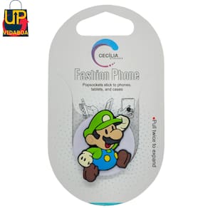 Suporte de dedo para celular e Tablet Super Mario - Luigi
