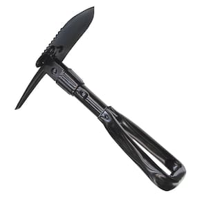 Pá com Picareta Nautika - Aço Revestido, Dobrável, 40cm/17cm