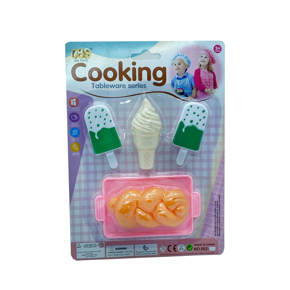 Doce Cozinha - Kit de Brincar com Sorvetes e Chocolates
