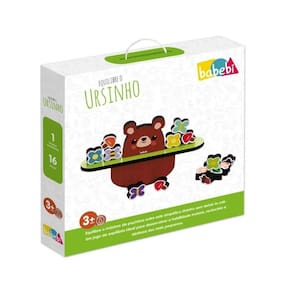 Brinquedo de Madeira Equilibre Ursinho - BaBeBi - Cód. 6044