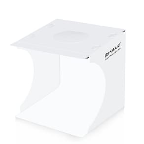Estúdio Fotográfico Portátil 23cm LED Light Box Dobrável Profissional USB Fundo Duplo