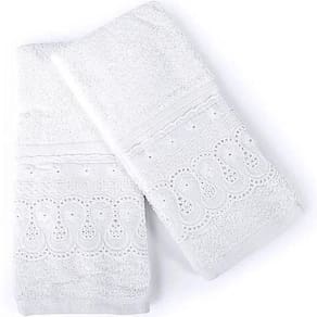 Kit Lavabo Cristal 2 Peças 30X50Cm Branco- Buettner