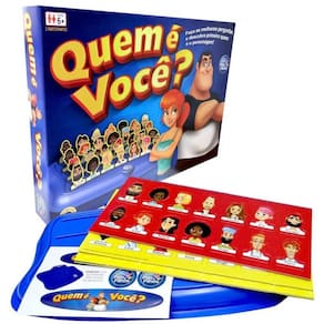 Jogo Quem é Você? - Base Plástica - 2 Jogadores
