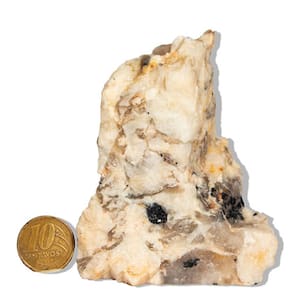 05 Turmalina Preta no Feldspato Pé Serrado 200 a 300g Tipo C