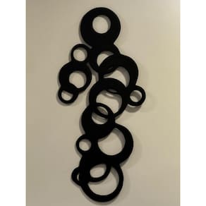 Esc Bolhas De Sabao Preta 118X54