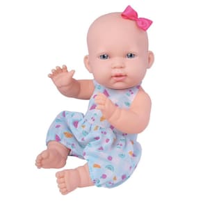 Boneca Bebê Luisa Sem Cabelo Com Chupeta Cotiplás - 2419