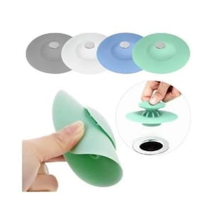 Tampa de Silicone | Retenção de Sujeira e Cabelos