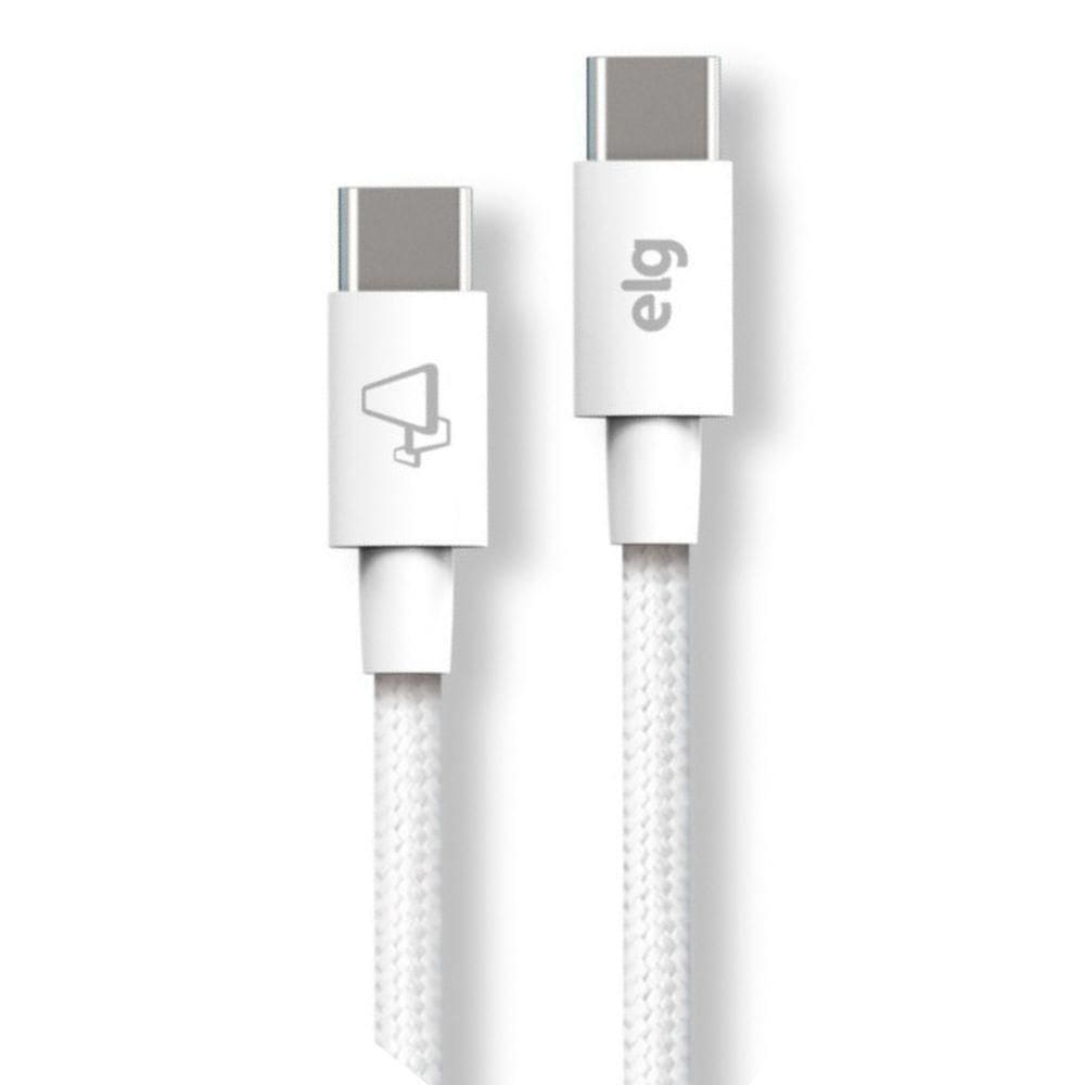 Cabo USB-C ELG 3.0A TC602 2 Metros Branco