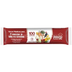 Saco Plastico Em Bobina 23X35Cm 3L P/Freezer E Micro