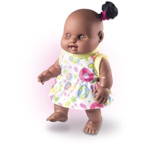 Boneca Milkinha Negra Vinil 20Cm
