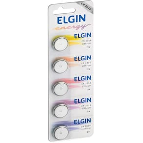 Bateria Lítio Elgin CR 2016 3V - Automóveis e Relógios
