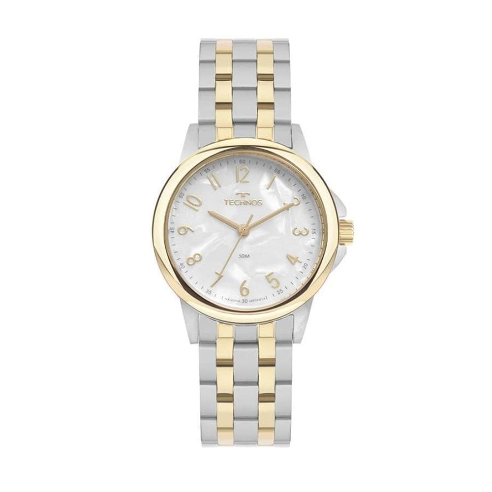 Relógio Technos Feminino 2035Mxf/1B Elegance Bicolor