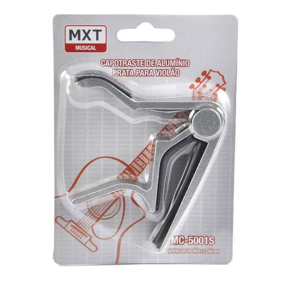 Capotraste De Aluminio Prata Mxt - Mc-5001s