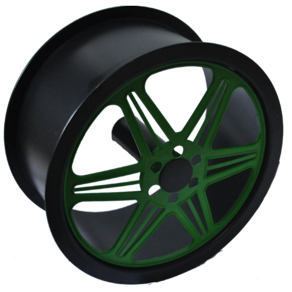 Carretilha Grande 26 Cm Para Pipa - Verde