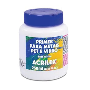 Primer Para Metais Pet E Vidro Acrilex 250 Ml