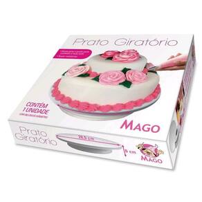 Prato Giratório 28,5 cm Mago - Plástico Resistente