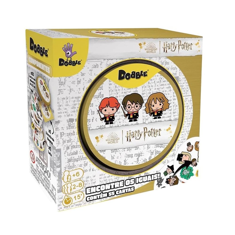 Jogo De Cartas Dobble Harry Potter - Galápagos Jogos
