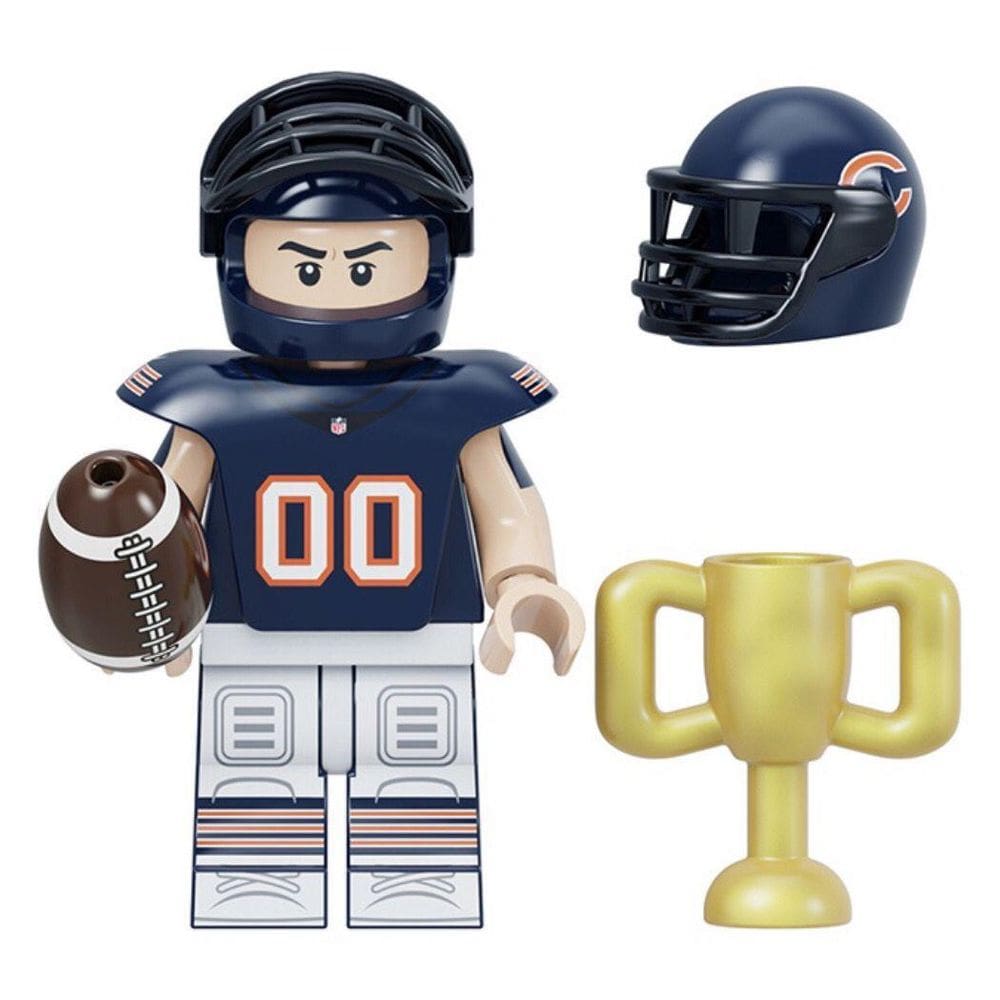 Boneco Blocos De Montar Bears Futebol Americano