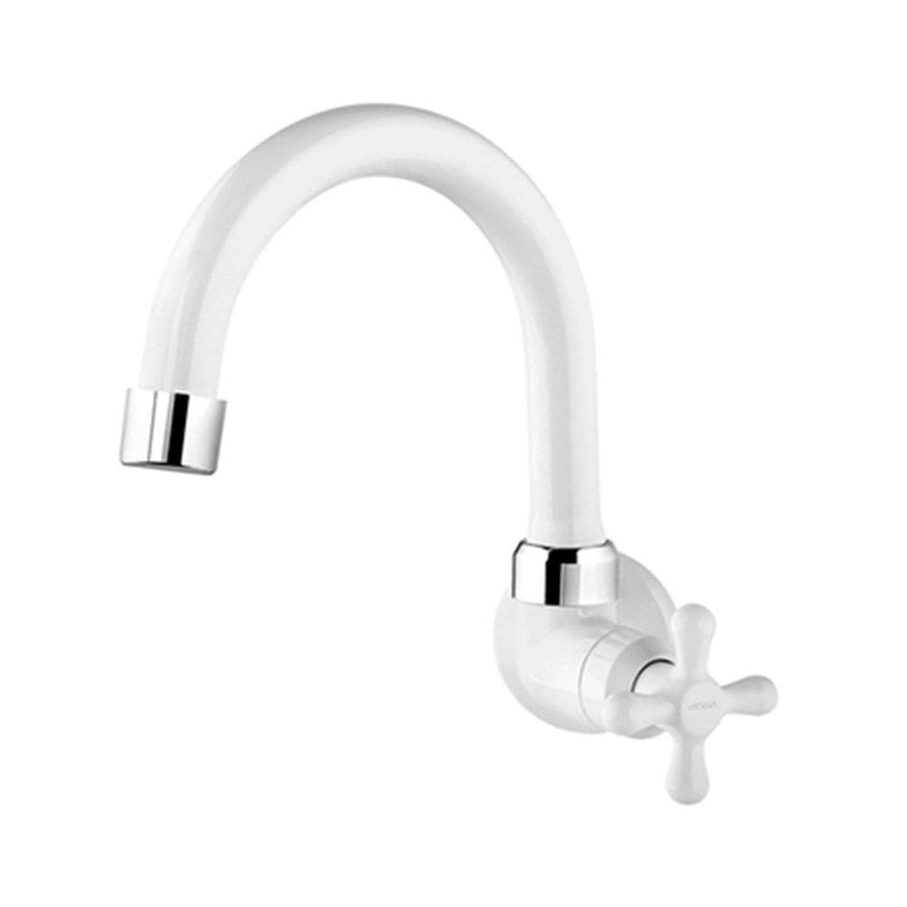 Torneira Multiuso Parede Viqua Maruja Branco 1/2 3/4
