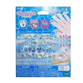 Kit Aquabeads Refil Nail Studio Stars E Unicorns - Epoch