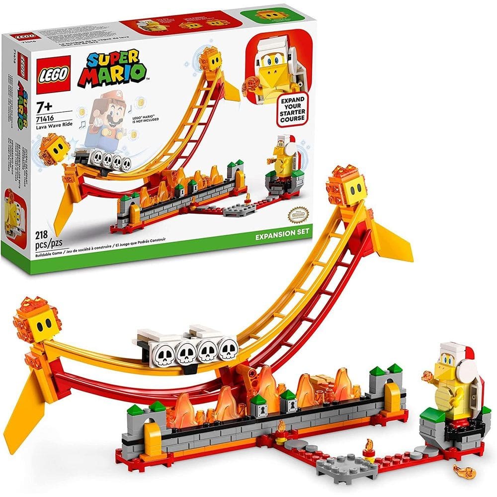 Lego Super Mario Pacote Expansão Passeio Na Onda Lava 71416