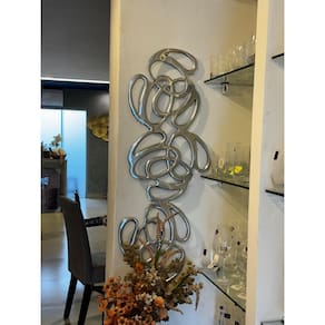 Esc Abstrata Corrente Mista 100 X 37 Cm