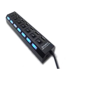 Hub USB 7 Portas Entrada Alimentação Externa 2.0