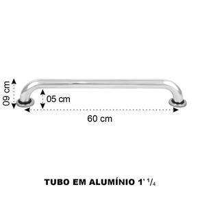 Barra De Apoio Para Portador De Necessidade 60 Cm