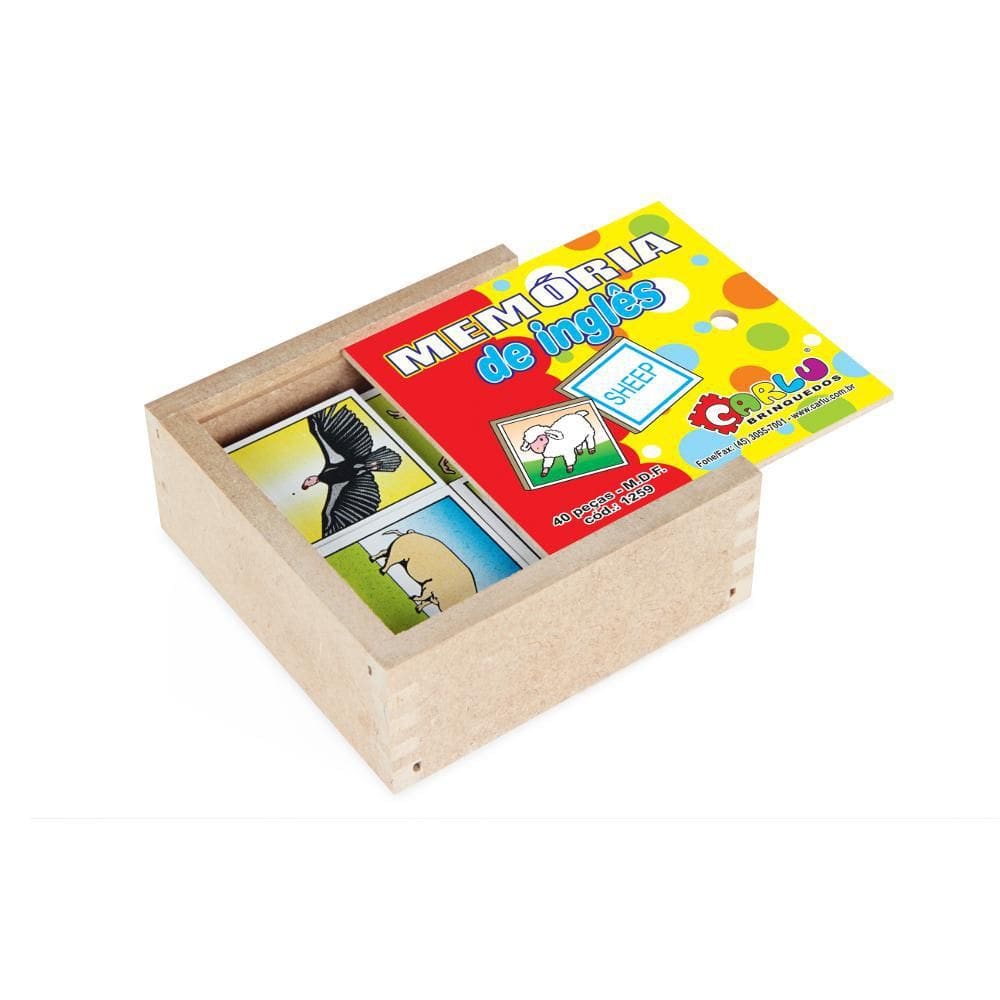 Jogo Da Memória Inglês