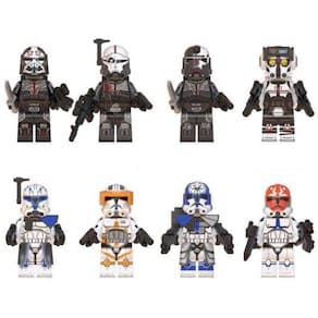 Kit Bonecos Blocos De Montar Clone Force Rex Jesse Star Wars