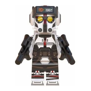 Tech Clone Bad Batch 99 Bloco De Montar Star Wars Minifigure