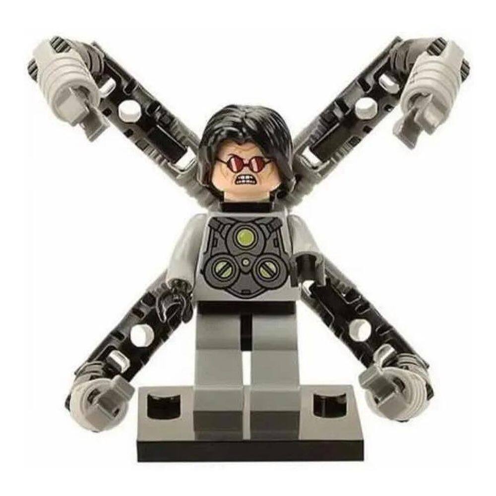 Boneco Blocos De Montar Dr. Octopus Homem Aranha Especial