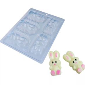 Forma Para Chocolate Silicone Bombom Coelhinho 50g 10334 Bwb