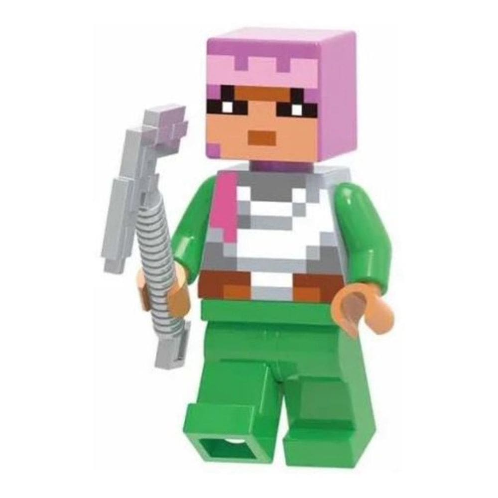 Hedwig Minecraft Boneco Minifigure Blocos De Montar
