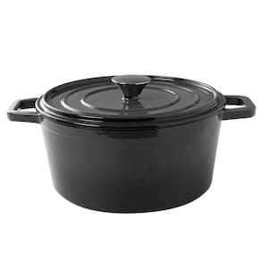 Caçarola De Ferro Fundido 24Cm 3,6L Sauté Haus Preto