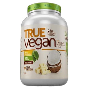 Kit 2X: Proteína True Vegan Chocolate Branco Coco True