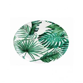 Sousplat Folhagem Em Plastico 33 Cm - L` Hermitage