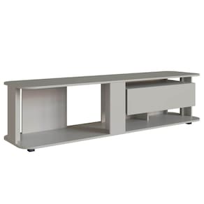 Estante Baixa Rack Tv até 65" 180x45x47cm Gaveta Iluminação