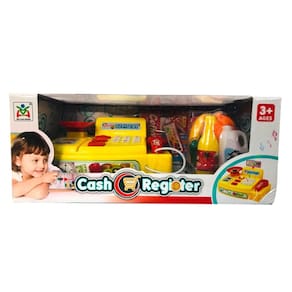 Brinquedo Caixa Registradora Som E Luz Acessórios Mercadinho