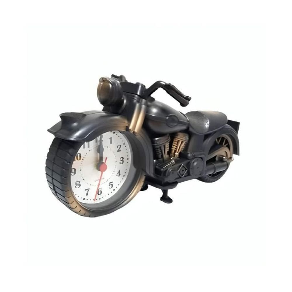 Relógio Despertador De Mesa Moto 21X11Cm