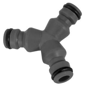 Derivação Y Com 3 Saidas Em Plastico Tramontina Para Mangueiras 1-2", 5-8" E 3-4"