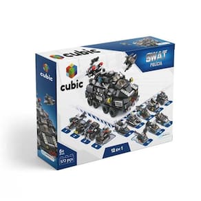 Blocos de Montar City Cubic - 572 Peças de Plástico