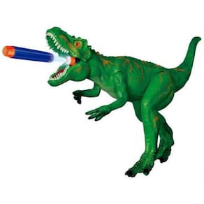 Dino Attack Verde com luz Som E Lança Dardos Multikids Br102