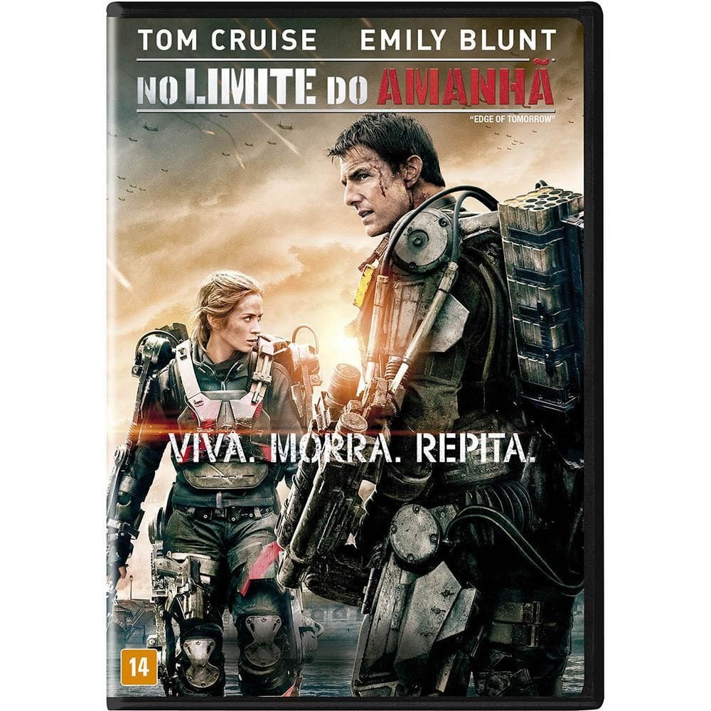 DVD No Limite do Amanhã - Tom Cruise, Emily Blunt - HD