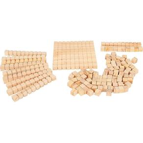 Material Dourado Jogo Aprender Matemática 111 Peças Didático