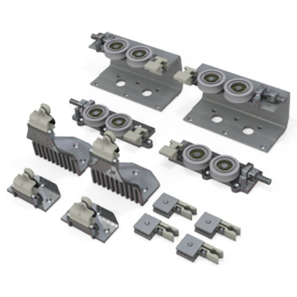 Kit Rodízio Ss150+/2 Para 2 Folhas