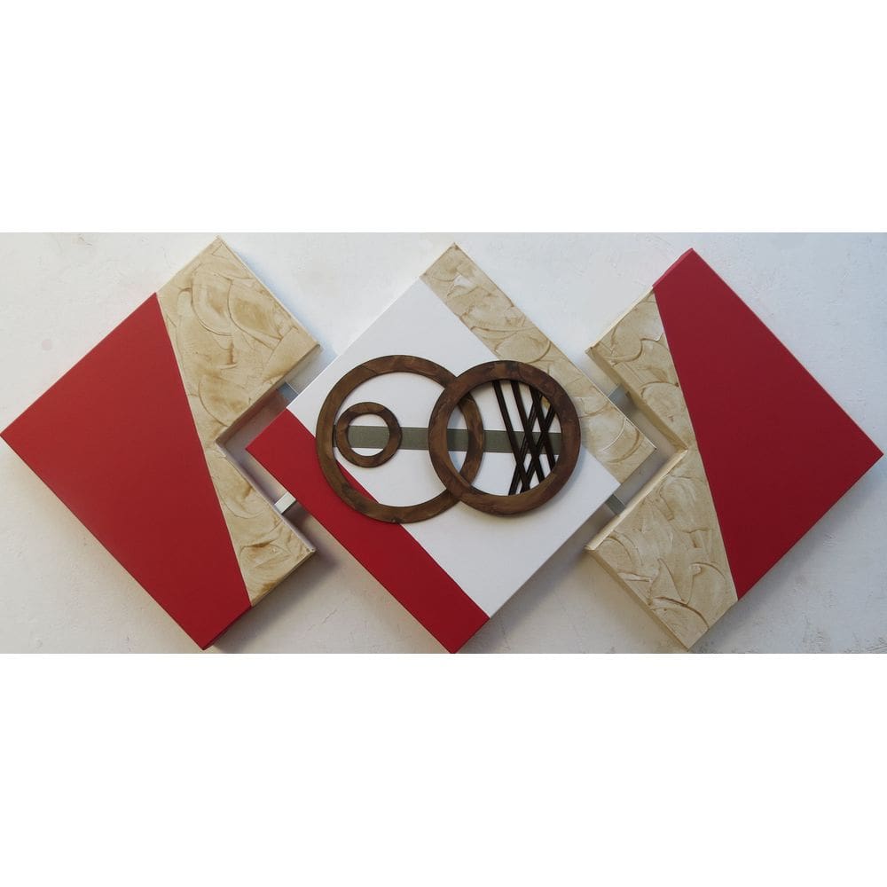 Quadro Abstrato Decorativo - 57x120cm