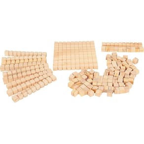 Material Dourado Jogo Aprender Matemática 111 Peças Didático